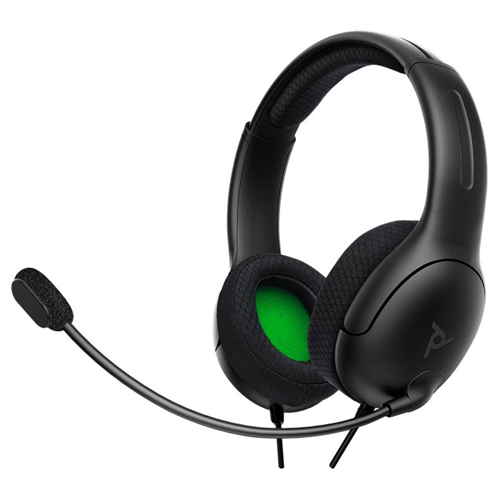 PDP Audífonos Gamer LVL40 para Xbox One, Alámbrico, 3.5mm, Negro/Verde