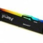 MEMORIA RAM DIMM KINGSTON FURY BEAST NEGRO RGB XMP 32GB DDR5 5600MTS CL40 KF556C40BBA 32