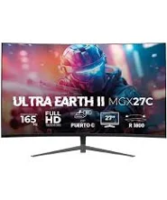 MONITOR BALAM RUSH CURVO 27P ULTRA EARTH II MGX27C 180HZ FULL HD HDMI DP TIPOC COLOR NEGRO BR 938273