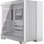 GABINETE CORSAIR AIRFLOW 6500D CRISTAL TEMPLADO DOBLE CAMARA MEDIA TORRE BLANCO CC 9011260 WW