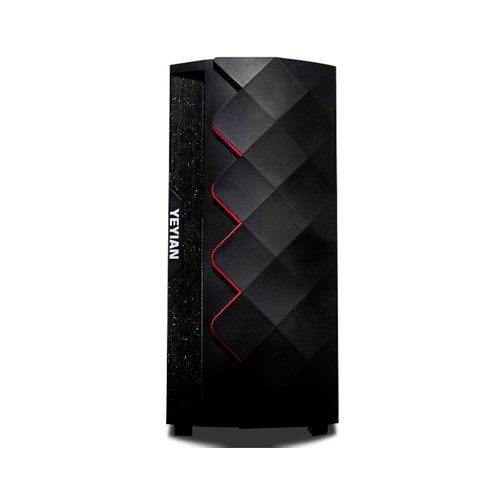 Gabinete Yeyian Abyss 2500 Con Ventana Rgb, Atx Usb 3.0 Negr