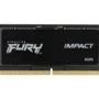MEMORIA RAM SODIMM KINGSTON FURY IMPACT XMP 16GB DDR5 6000MTs CL38 NEGRO KF560S38IB 16