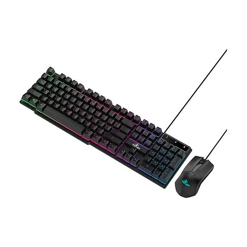 Kit Gamer De Teclado Y Mouse Yeyian Phoenix 2000 RGB (español)