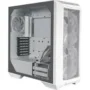 GABINETE COOLER MASTER MASTERBOX HAF 500 BLANCO MEDIA TORRE VIDRIO TEMPLADO RGB 2X200 MM PANEL FRONT