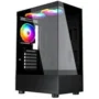 GABINETE YAGUARET 360 NEGRO MICRO ATX MINI ITX VIDRIO TEMPLADO VENTILADOR TRAS Y 2 SUP CG360GBYGT