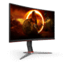 Monitor Gamer Curvo AOC C27G2 LED 27", 1920x1080 Full HD, FreeSync, 165Hz, HDMI/DisplayPort, Negro/Rojo