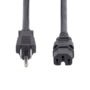 CABLE CORRIENTE UNIVERSAL 1.2M PARA CPU MONITOR FUENTE DE PODER CABLE CORRIENTE IEC