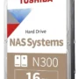 DISCO DURO INTERNO TOSHIBA N300 NAS 16TB 3.5P 7200RPM 512MB HDWG51GXZSTA