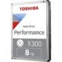 DISCO DURO INTERNO TOSHIBA X300 8TB 7200RPM 512MB CACHE ALTO RENDIMIENTO HDWR780XZSTA