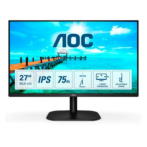 Monitor Aoc 27b2h – 27 – 1920×1080 – Hdmi – Vga