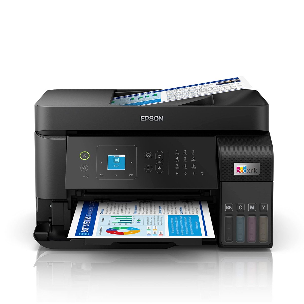 MULTIFUNCIONAL EPSON ECOTANK L5590, COLOR, INYECCIÓN, TANQUE DE TINTA, INALÁMBRICO, PRINT/COPY/SCAN/FAX