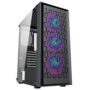 GABINETE YAGUARET BUSHIDO E ATX. ATX. MICRO ATX. ITX. PANEL DE CRISTAL VENTILADORES RGB CGBUSHIDOYGT