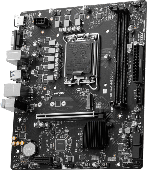 MB MSI PRO B760M GDDR4 LGA1700 1XPCIE X16 SLOT DDR4 2 REALTEK 2XM2PRO B760M GDDR4