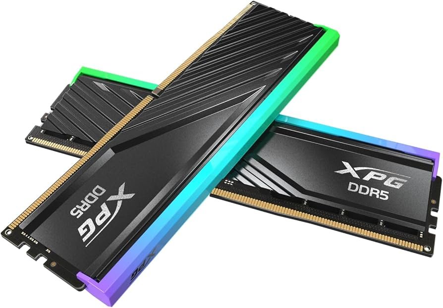 MEMORIA RAM ADATA XPG LANCER BLADE RGB DDR5 2X16GB CON DISIPADOR BLANCA AX5U6400C3216GDTLABRWH
