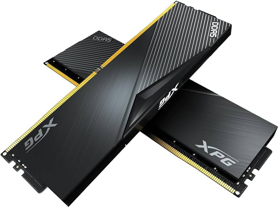 MEMORIA RAM ADATA XPG LANCER RGB DDR5 6400MTS 16GB CON DISIPADOR NEGRA AX5U6400C3216G CLARBK