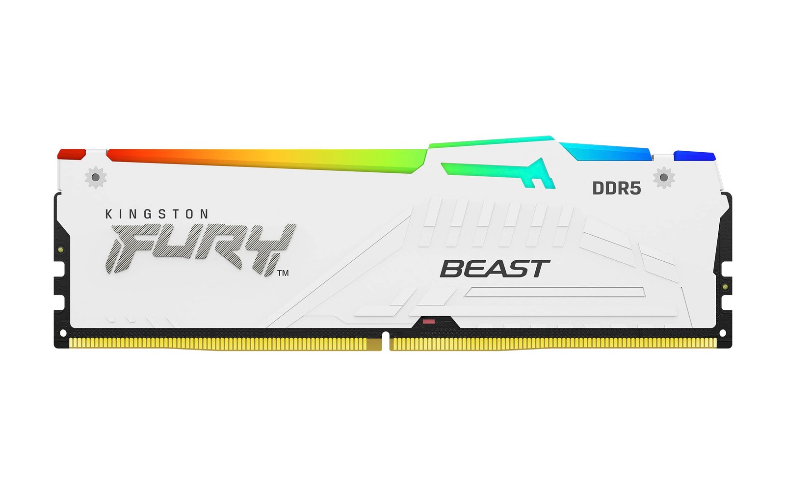 MEMORIA RAM DIMM KINGSTON FURY BEAST RGB EXPO 16GB DDR5 6000MTS CL30 BLANCA KF560C30BWEA 16