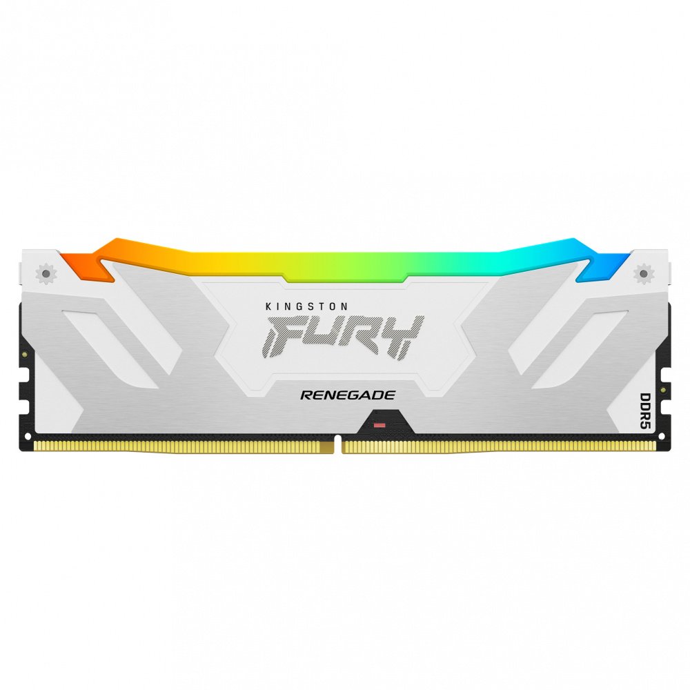 MEMORIA RAM DIMM KINGSTON FURY RENEGADE BLANCO RGB XMP 16GB DDR5 6400MTS CL32 KF564C32RWA 16