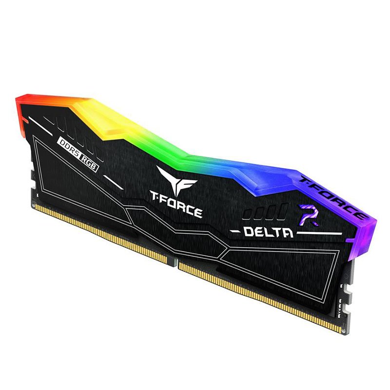 MEMORIA RAM DIMM TEAM GROUP T FORCE DELTA RGB 32GB DDR5 5600MHZ PC5 44800 NEGRO FF3D532G5600HC36B01