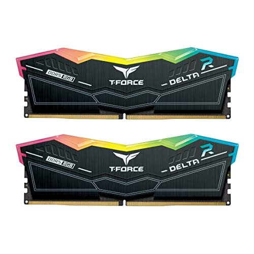 MEMORIA RAM DIMM TEAMGROUP T FORCE DELTA RGB 64GB 32GBX2 DDR5 5200MHZ PC5 FF4D564G5200HC40CDC01