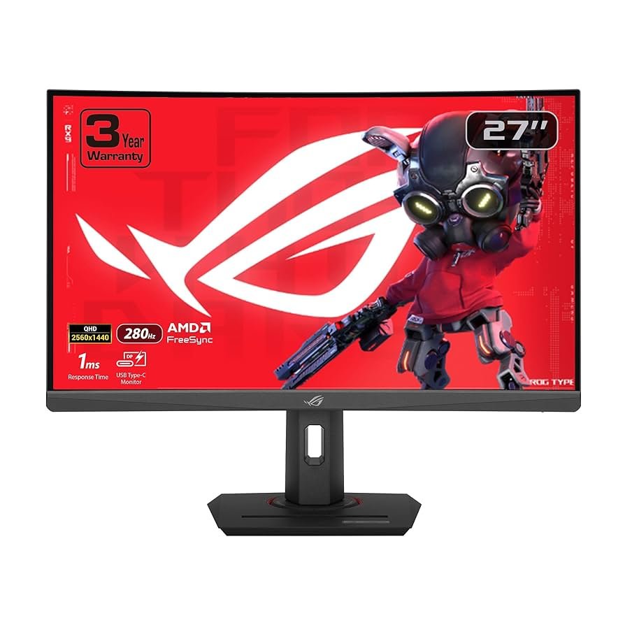 MONITOR ROG STRIX XG27WCMS CURVO LED 27P 2560X1440 280HZ XG27WCMS