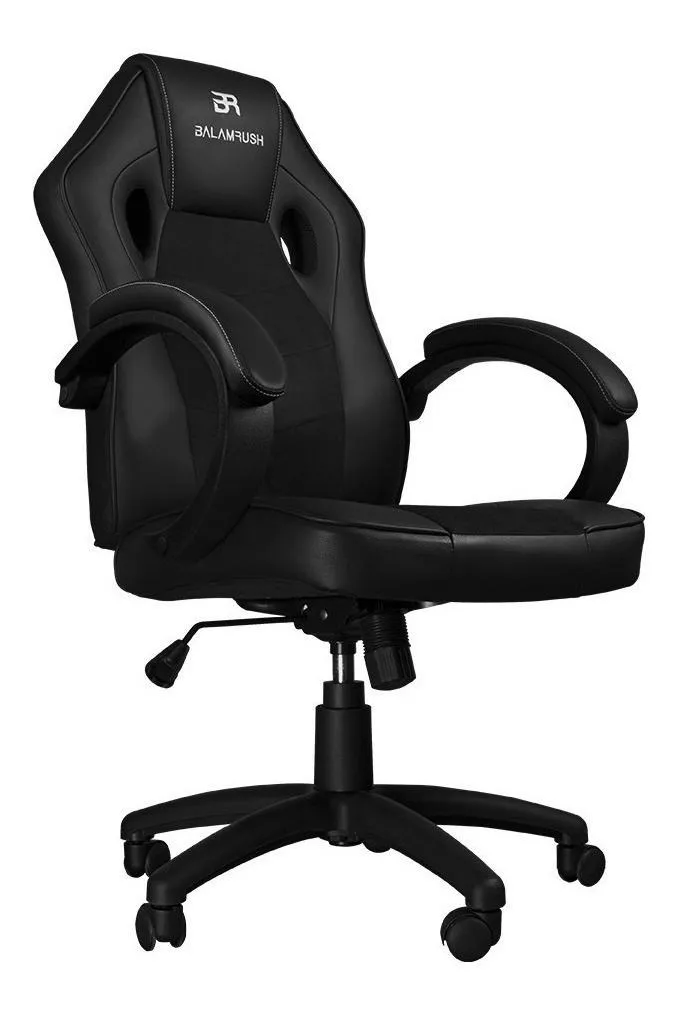 Silla De Escritorio Balam Rush Power Rush Gamer Negra