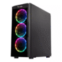 Gabinete Xzeal XZ110,Midi-Tower,No Fuente,3 Ventilador Instalado