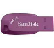 MEMORIA USB SANDISK ULTRA SHIFT 128GB USB 3.2 MORADO SDCZ410 128G G46CO