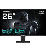 MONITOR GIGABYTE GAMING 24.5P IPS FHD 1920×1080 200HZ 2HDMI2.0 1DP1.4 GS25F2