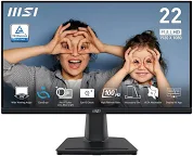 MONITOR MSI 21.45P PLANO VA 1920X1080 100HZ 1XHDMI 1XVGA COLOR NEGRO PRO MP225V