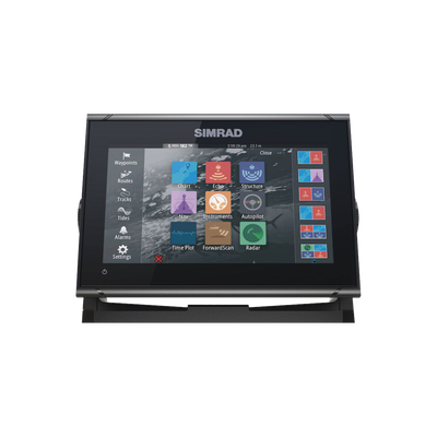 GO9 Pantalla de navegación de 9″ touch screen multi-funcional para radar, fishfinder, y control automático de navegación.