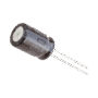 Capacitor Electrolítico de Aluminio, Radial de 220 µFd, 63 Vcc, 105 °C, 10 x 15 mm.