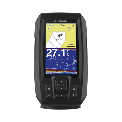 Ecosonda STRIKER™ Plus 4 con pantalla de 4.3″ y transductor de doble haz