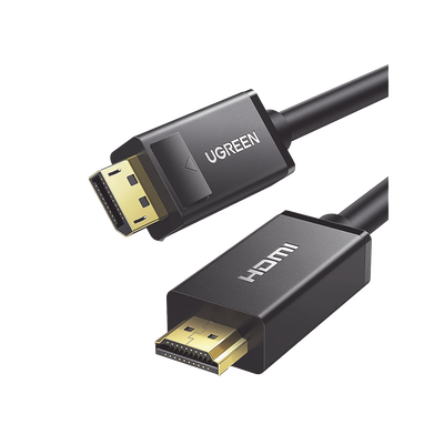 Cable DP Macho a HDMI Macho / Longitud 3m / Soporta 4K@30Hz / Soporta 3D / Cobre Estañado 28AWG / Blindaje interno múltiple / Transmisión Unidireccional / Botón de Liberación / Chip de Última Generación - Image 2