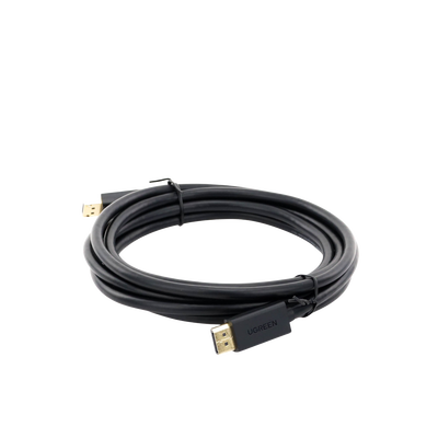 Cable DisplayPort 1.2 Macho a Macho | Longitud 3m | Versión DP1.2 | Soporta 4K@60Hz; 2K@144Hz | Soporta 3D | Color profundo de 8 y 10 bits | Blindaje Interno Múltiple | Cobre Estañado 28AWG  | Botón de Liberación. - Image 3