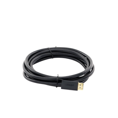 Cable DisplayPort 1.2 Macho a Macho | Longitud 3m | Versión DP1.2 | Soporta 4K@60Hz; 2K@144Hz | Soporta 3D | Color profundo de 8 y 10 bits | Blindaje Interno Múltiple | Cobre Estañado 28AWG  | Botón de Liberación. - Image 4
