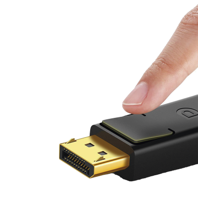 Cable DisplayPort 1.2 Macho a Macho | Longitud 5m | Versión DP1.2 | Soporta 4K@60Hz; 2K@144Hz | Soporta 3D | Color profundo de 8 y 10 bits | Blindaje Interno Múltiple | Cobre Estañado 28AWG  | Botón de Liberación. - Image 6