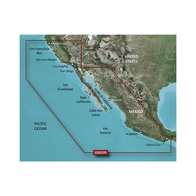 Mapa HXUS021R California - México. - Image 2