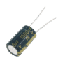 Capacitor Electrolítico de Aluminio, Radial de 1500 µFd, 16 Vcc, 105 °C, 10 x 20 mm.