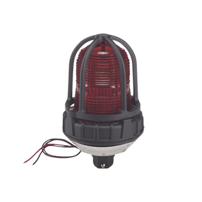 Luz estroboscópica para ubicaciónes peligrosas, montaje tipo tubo, 240 VCA, color Rojo