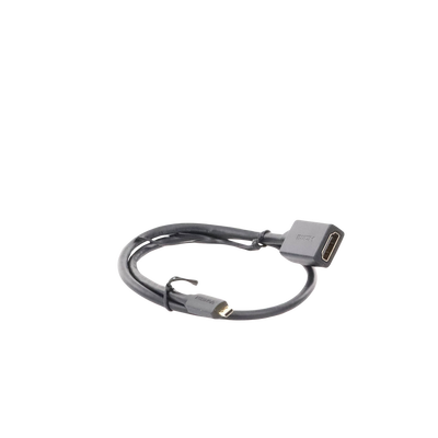 Adaptador Micro HDMI a HDMI (HDMI Tipo D)   / 18Gbps / 4K@60Hz / HDR /  Tecnología 3D / ARC / Carcasa PC+ABS / HDCP/ Longitud de 22 cm - Image 6
