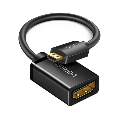 Adaptador Micro HDMI a HDMI (HDMI Tipo D)   / 18Gbps / 4K@60Hz / HDR /  Tecnología 3D / ARC / Carcasa PC+ABS / HDCP/ Longitud de 22 cm - Image 2