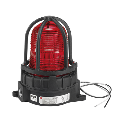 Luz de advertencia LED para ubicaciónes peligrosas, montaje para superficies,  24 VCD , color Rojo
