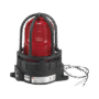 Luz de advertencia LED para ubicaciónes peligrosas, montaje para superficies, 120/240Vca, rojo