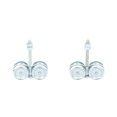 ECO KIT 4C - M / Kit COMUNELLO 1991-8125 de Carretillas de Cuatro Ruedas / Carga Soportada de 150 lbs / Incluye Dos Carretillas Para Puertas Colgantes - Image 4