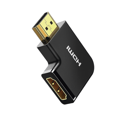 Adaptador HDMI Tipo L Macho a Hembra / Hacia Abajo / HDMI 2.0  4K@60Hz / Proporciona Flexibilidad Sin Doblar los Cables HDMI - Image 2