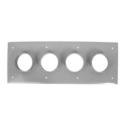 Placas pasamuro con capacidad de 4 botas de 4″