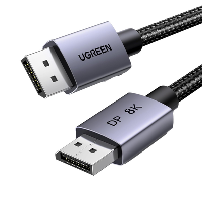 Cable DisplayPort 1.4 | 3 metros | Resolución 8K@60Hz | Blindaje interno Múltiple | 3D/HDR+/HDCP | 32.4 Gbps | FreeSync G-Sync | Certificado VESA | Núcleo de Cobre Estañado | Malla de Nylon | Carcasa de Aluminio. - Image 2