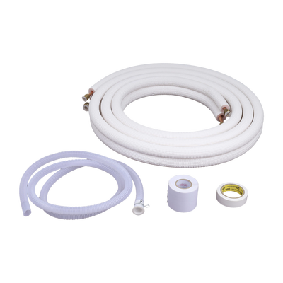 Kit de tubería / 1 / 4"  y 5 / 8 " / Capacidad para minisplit AUFIT / 2 Toneladas / Cinta aislante / Accesorios / Longitud de 4 metros - Image 3