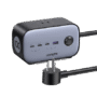 Cargador de Escritorio y Tomacorriente Múltiple | 3 Puertos USB-C | 1 Puertos USB-A | 3 Tomacorriente de CA | Tecnología GaN II | 1 USB 100W PD | Carga Rápida | Diseño Innovador en Forma de Cubo | Interruptor de Apagado.