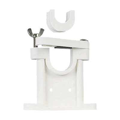 Soporte para antenas de 1 1/2 “, 1 1/8″ y 1” de diametro, utilizando el adaptador incluido.